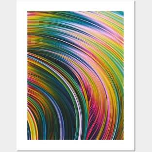 Super Strands. Colorful Abstract Design Posters and Art